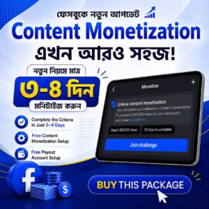 Facebook Content Monetizetion with 300k Views