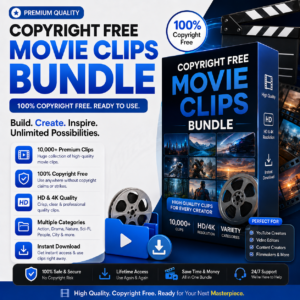 Copyright Free Moive Clips Bundle
